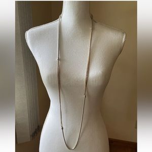 Kenneth Cole Long Two-tone Gold & Silver Chain Necklace 46”